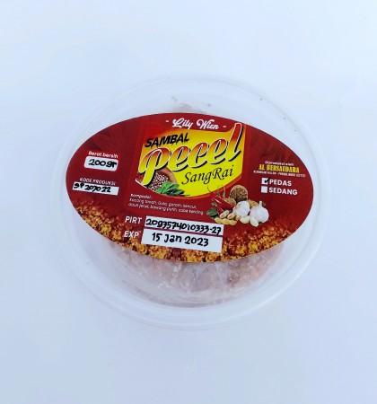 Sambal Pecel Sangrai 