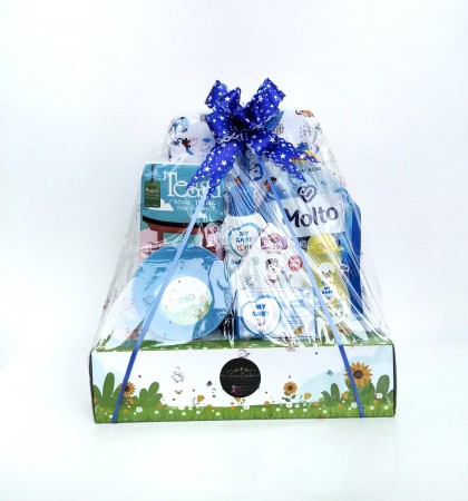 Hampers Kotak Bunga Biru by Farirah Collection