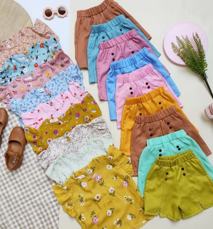 Setelan Nia Pink Cherry