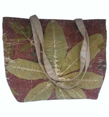 Totebag Wanita Cantik Ecoprint 