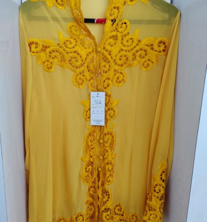 baju kebaya kuning chumandor