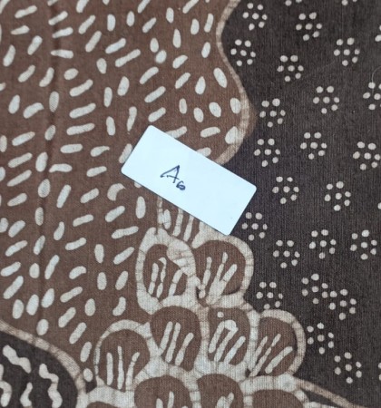 batik warna alam coklat a6 malikha