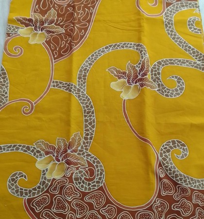 batik kuning emas eva